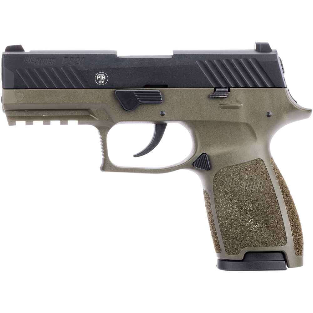SIG Sauer Schreckschuss Pistole P320 – Sondermodell (Khaki) - Gas & Signal  Waffen - Gas & Signal - Freie Waffen Online Shop