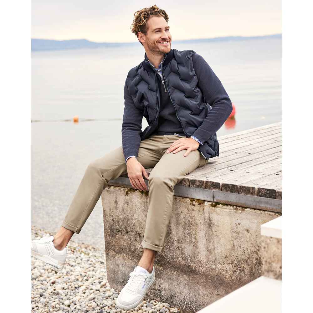 & FYNCH-HATTON | Mäntel Mode (Marine) - Online Bekleidung Jacken FRANKONIA Shop - Herrenmode - - Steppweste