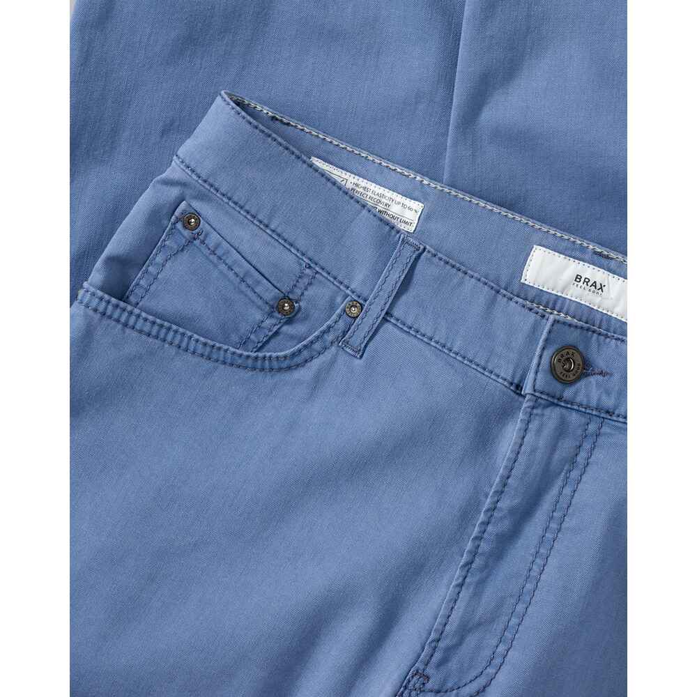 Bekleidung Online - (Blau) - Chuck | Herrenmode Brax FRANKONIA Mode Hosen 5-Pocket-Hose - - Shop