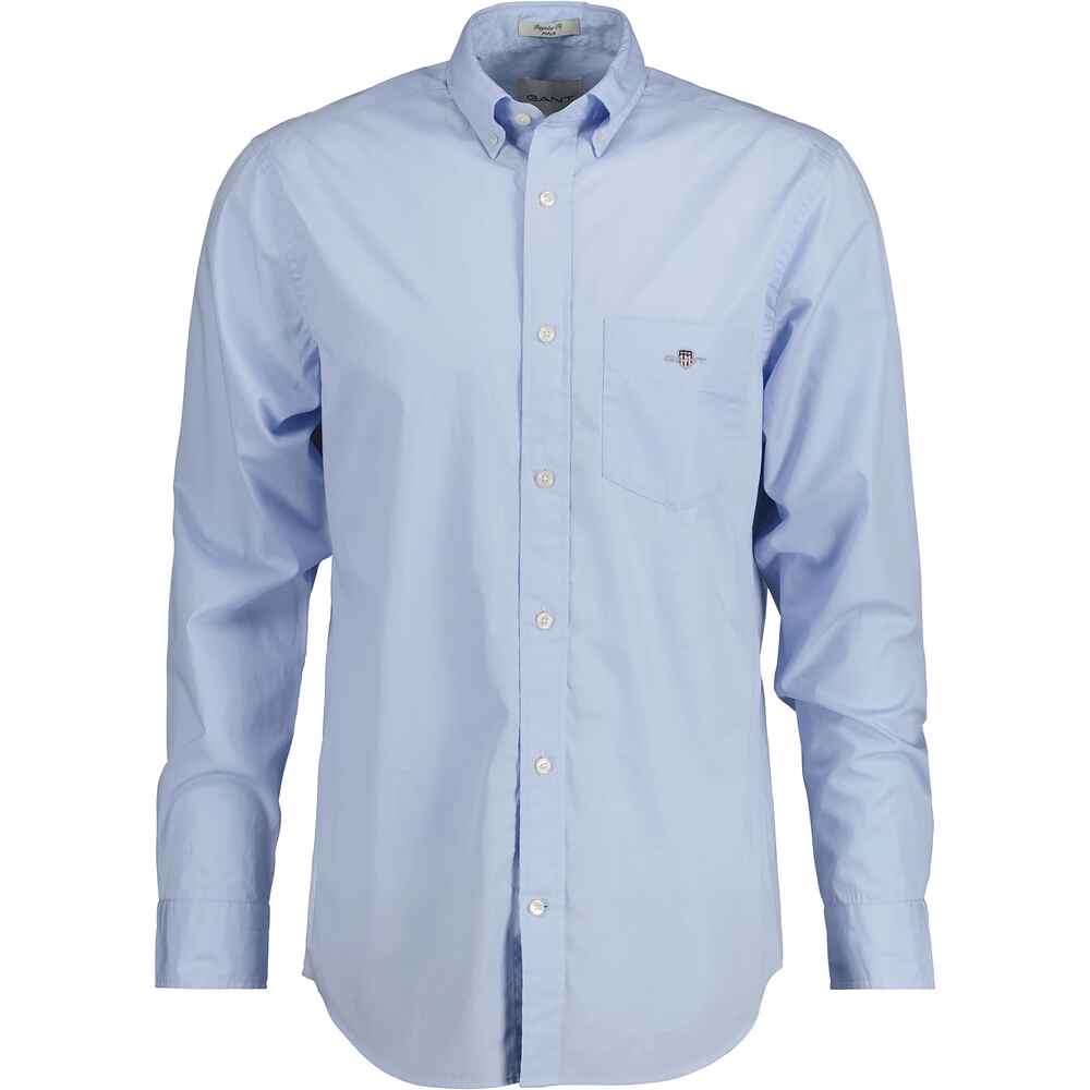 Online Hemden FRANKONIA - Mode Bekleidung Shop - Herrenmode | Popeline-Hemd - Gant - Blue) (Light