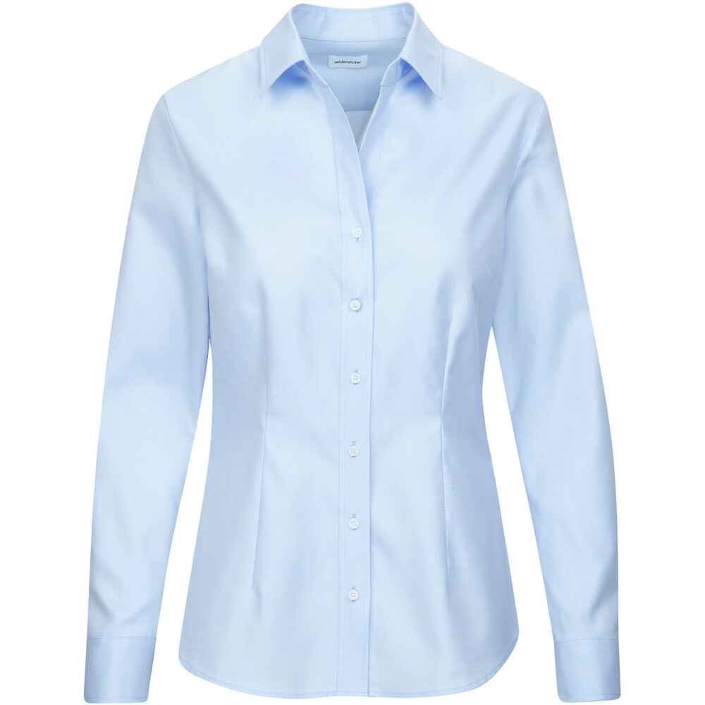 FRANKONIA | Online - Seidensticker - - Bekleidung Blusen Twill Damenmode Hemdbluse Mode - (Hellblau) Shop