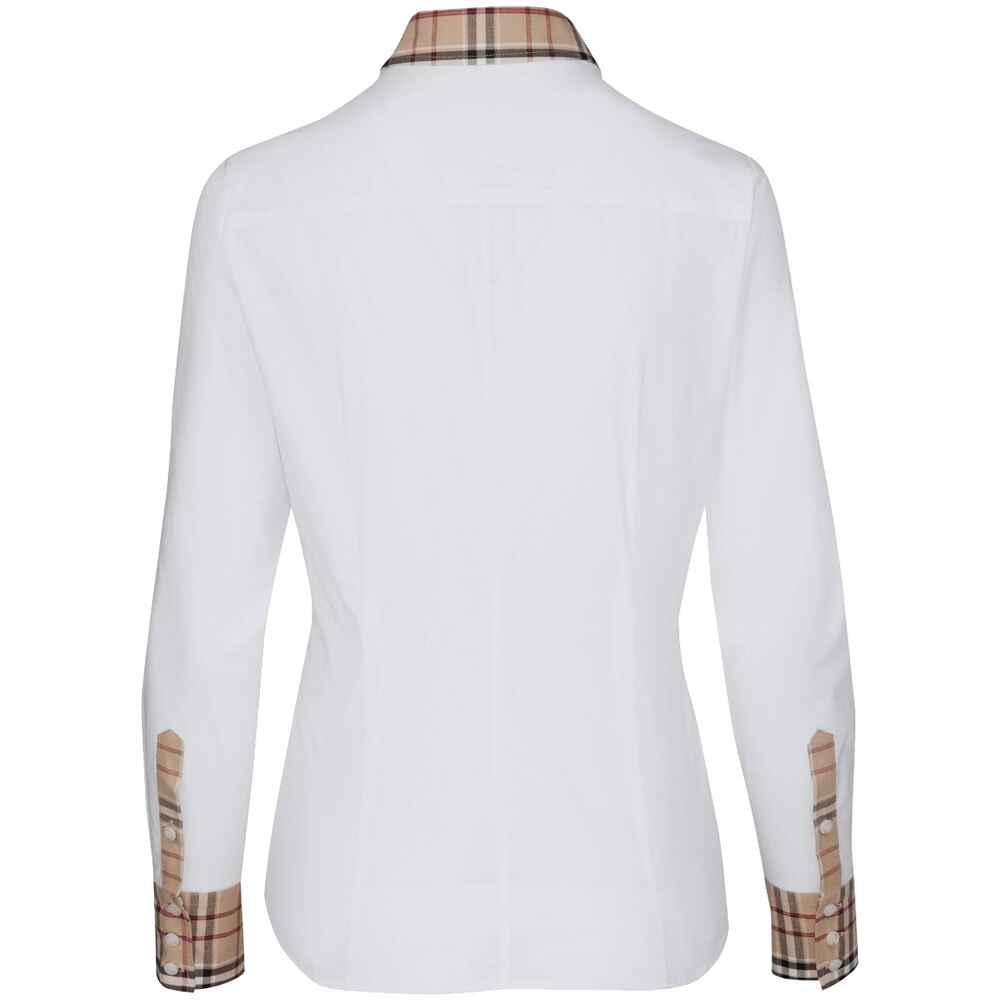 Seidensticker Langarm-Bluse mit Shop Online Bekleidung | FRANKONIA Damenmode Blusen Mode - (Weiß) Karobesatz - - 