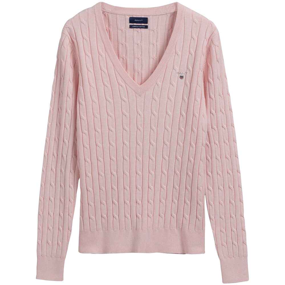 eerste Kaal struik Gant V-Pullover mit Zopfmuster (Rosa) - Pullover - Bekleidung - Damenmode -  Mode Online Shop | FRANKONIA