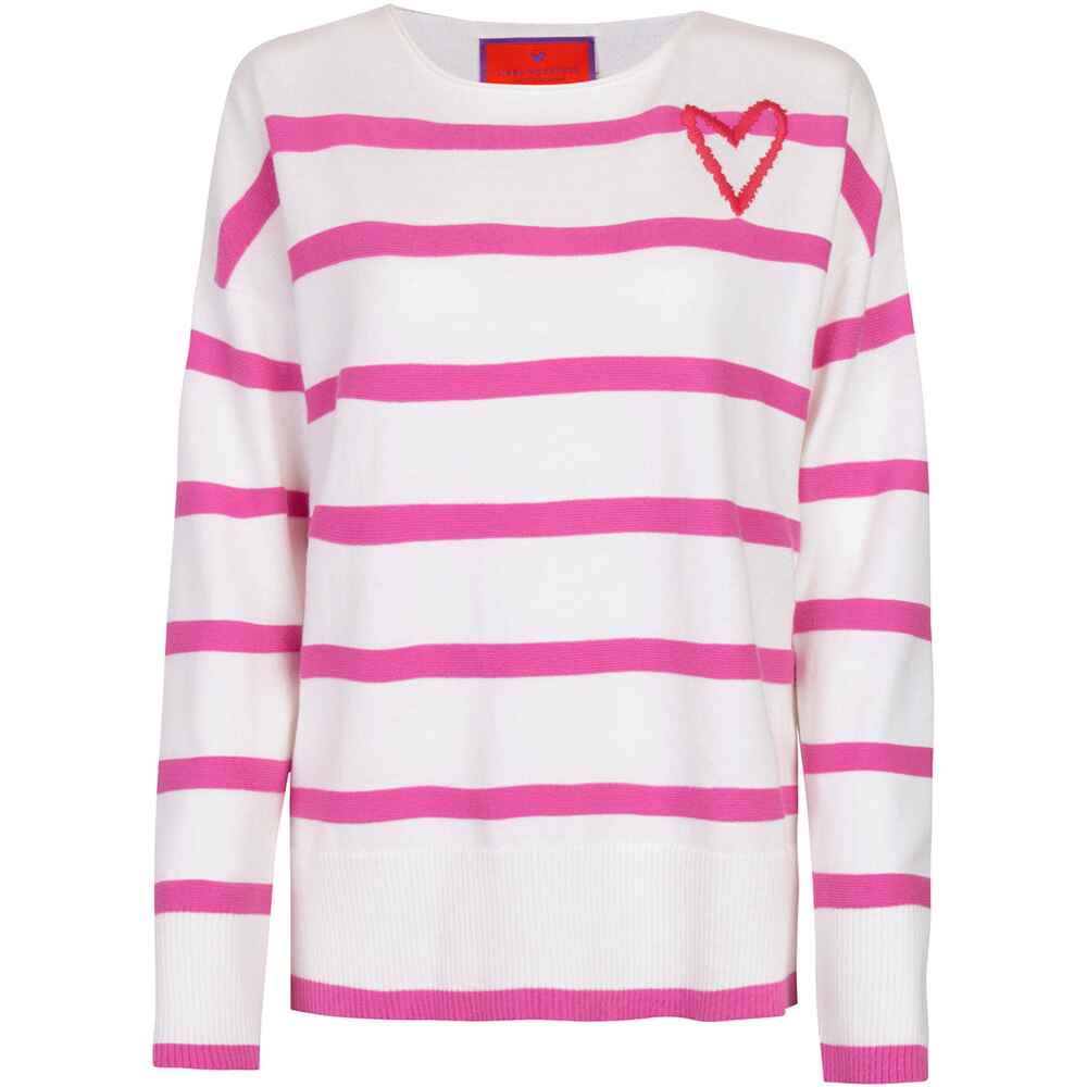 Streifenpullover Mode | Samy Lieblingsstück - - Bekleidung Damenmode Pullover - Shop FRANKONIA Online - (Bubblegum)