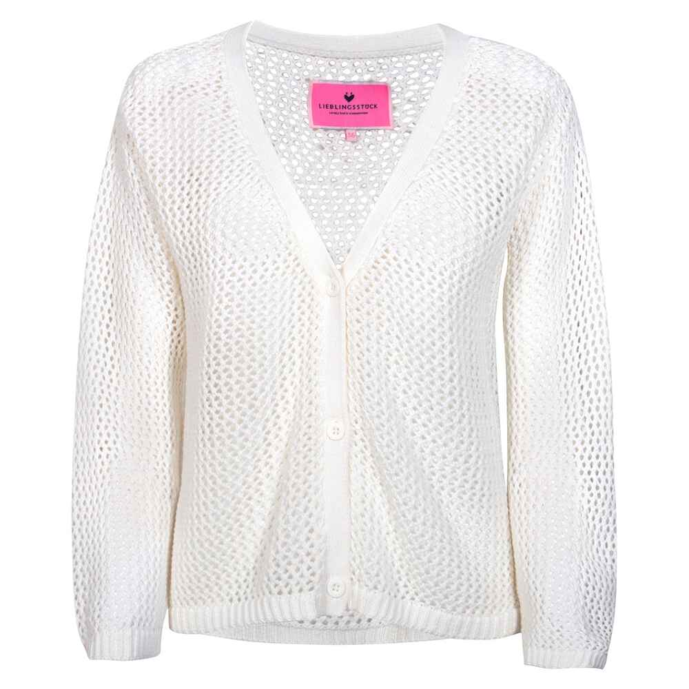Online Bekleidung | - Pullover - EduadaL Cardigan (Offwhite) Lieblingsstück - Damenmode Mode - Shop FRANKONIA