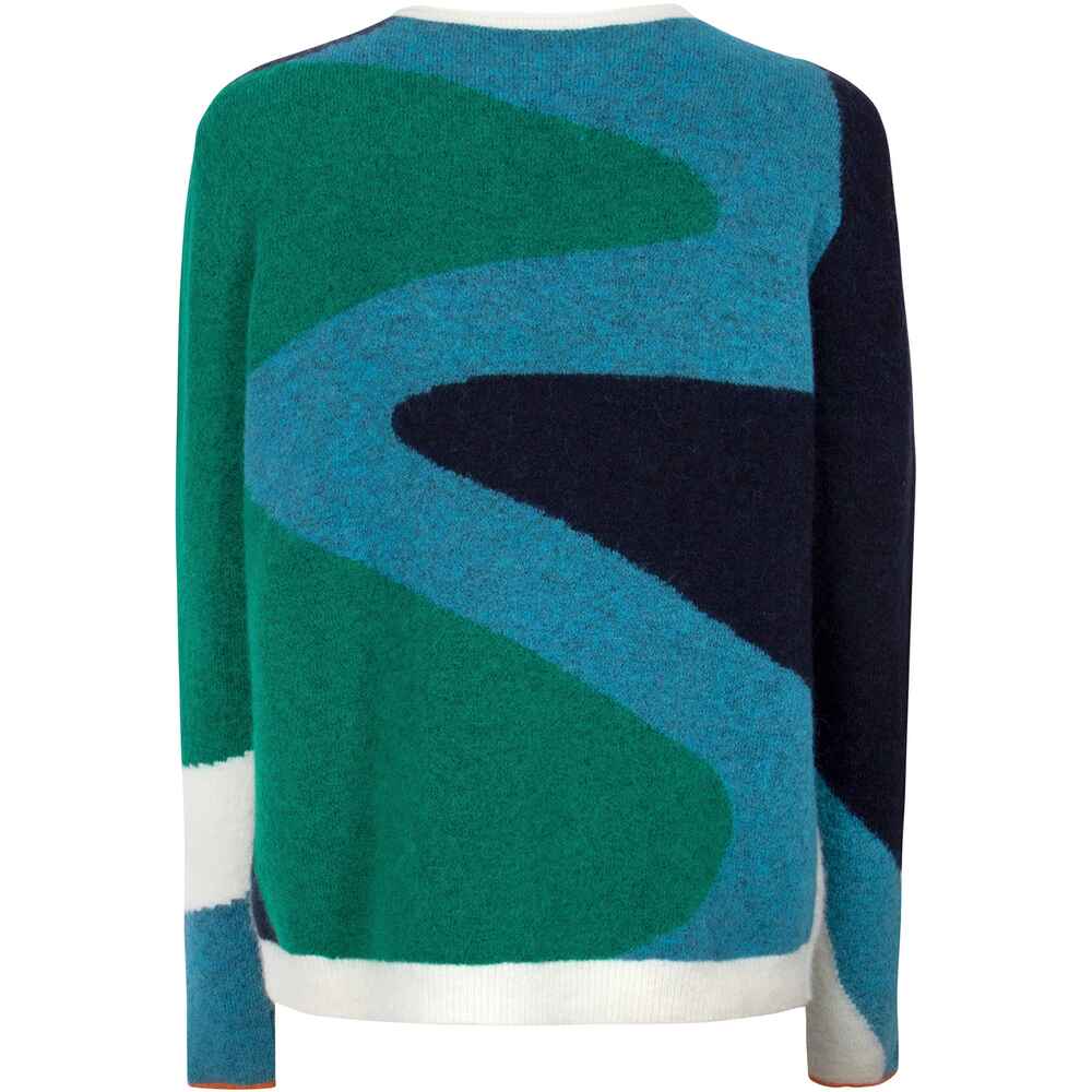 Shop Lieblingsstück - | Damenmode Bekleidung KaelynL Mode Online Rundhalspullover FRANKONIA (Blau) - - - Pullover
