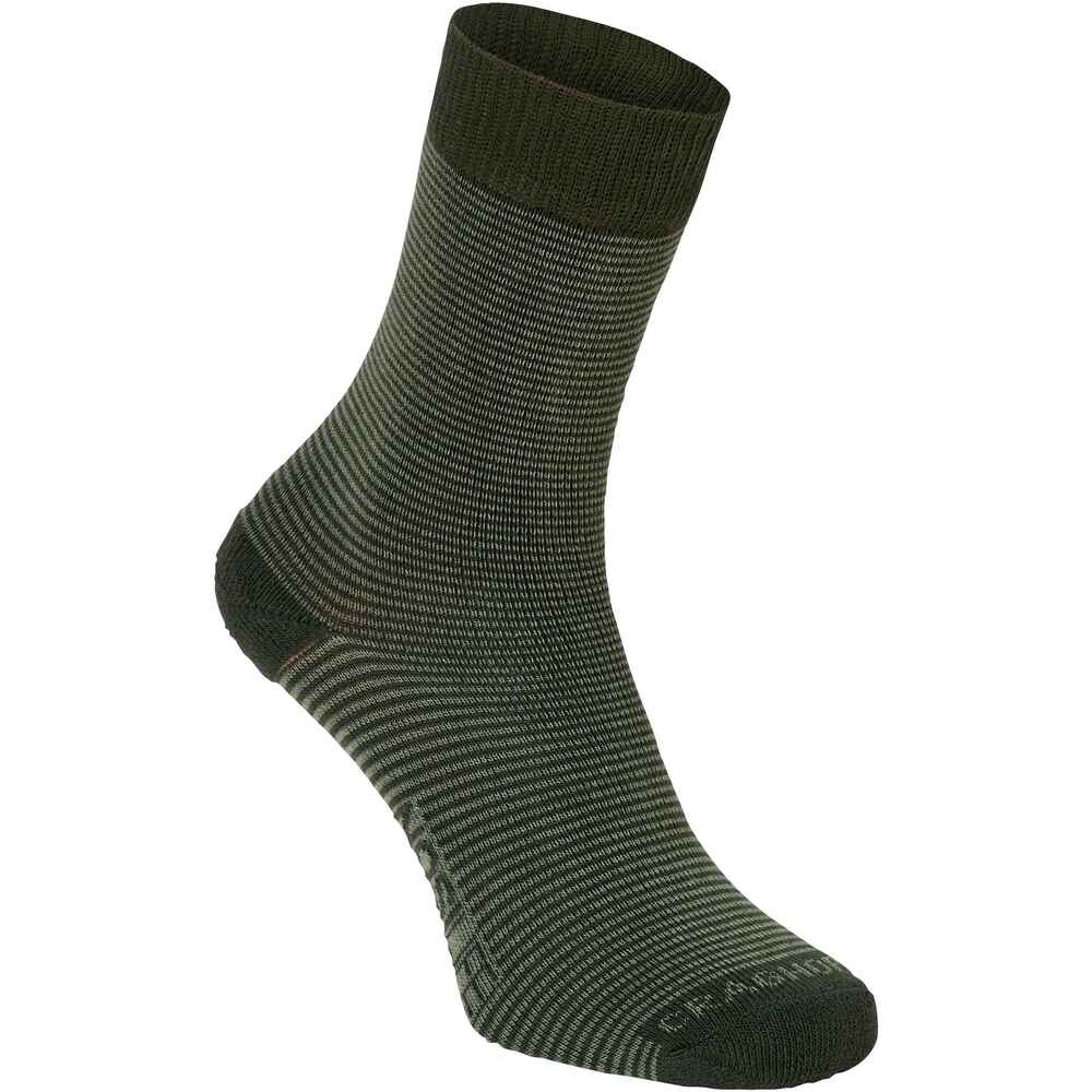 Craghoppers Damen Socken NosiLife 2er-Pack (Parka Green/Dry Grass