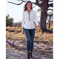 Bekleidung - Shop Langarm-Bluse Online FRANKONIA Mode | mit Damenmode - Seidensticker Blusen Karobesatz - - (Weiß)