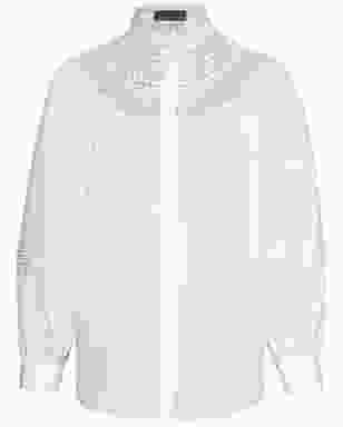 REITMAYER Bluse mit Rüschenkragen (Weiß) - Blusen - Bekleidung - Damenmode  - Mode Online Shop