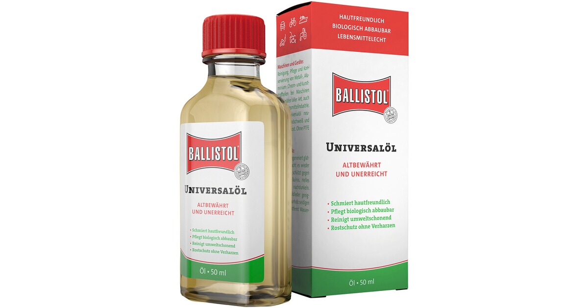Spezialöl Ballistol®-Öl, 500 ml, Schliff- und Vakuumfette, Trennmittel, Reinigung, Pflege, Hilfsmittel, Laborbedarf