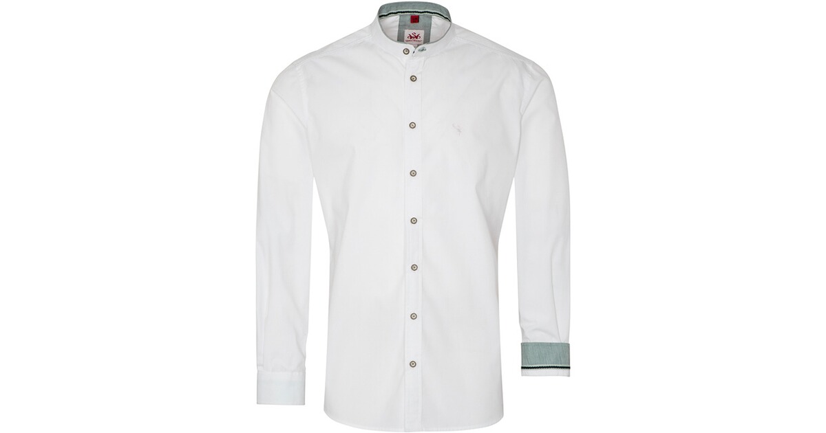 FRANKONIA Aki Online - | Hemden - Spieth Wensky Mode (Weiß/Grün) Herrenmode Stehkragenhemd Bekleidung Shop - - &