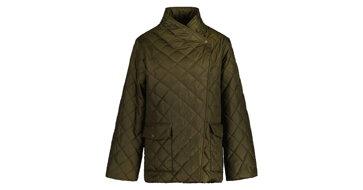 FRANKONIA Shop Bekleidung Damenmode | - Rauten-Steppjacke - (Dunkelgrün) Gant Online Mode - Jacken -