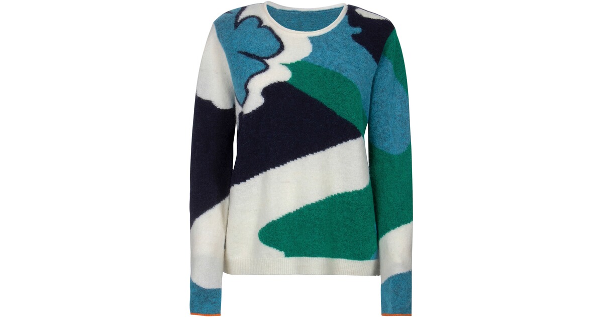 (Blau) Online Pullover Damenmode Rundhalspullover - - Bekleidung Lieblingsstück - | KaelynL Mode Shop FRANKONIA -