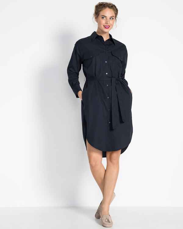 Seidensticker Blusenkleid Marine Kleider Bekleidung Damenmode Mode Online Shop Frankonia De
