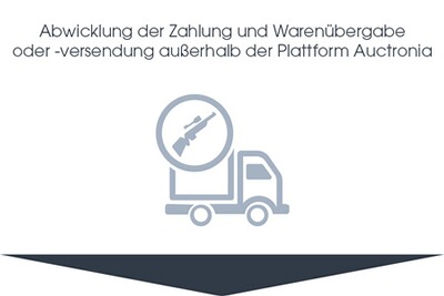 Dritter Schritt Abwicklung der Zahlung und Warenuebergabe oder -versendung außerhalb der Plattform Auctronia