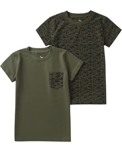 2er-Set Kinder T-Shirt Waldtiere