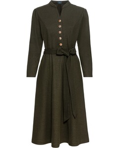 Jerseykleid mit Knopfleiste