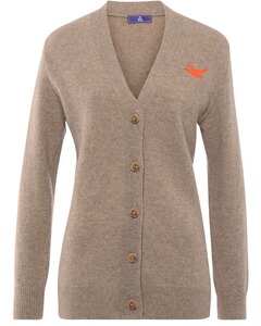 Strick-Cardigan Flugentenmotiv