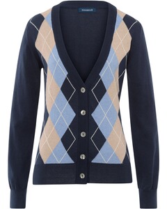 Argyle-Cardigan