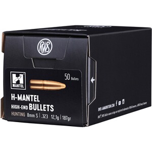 RWS Geschosse .323 12,1g/187grs. HMK (Kaliber .323 (8 mm S)) Patronen