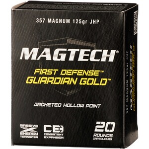 .357 Magnum Guardian Gold JHP 8,1g/125grs.
