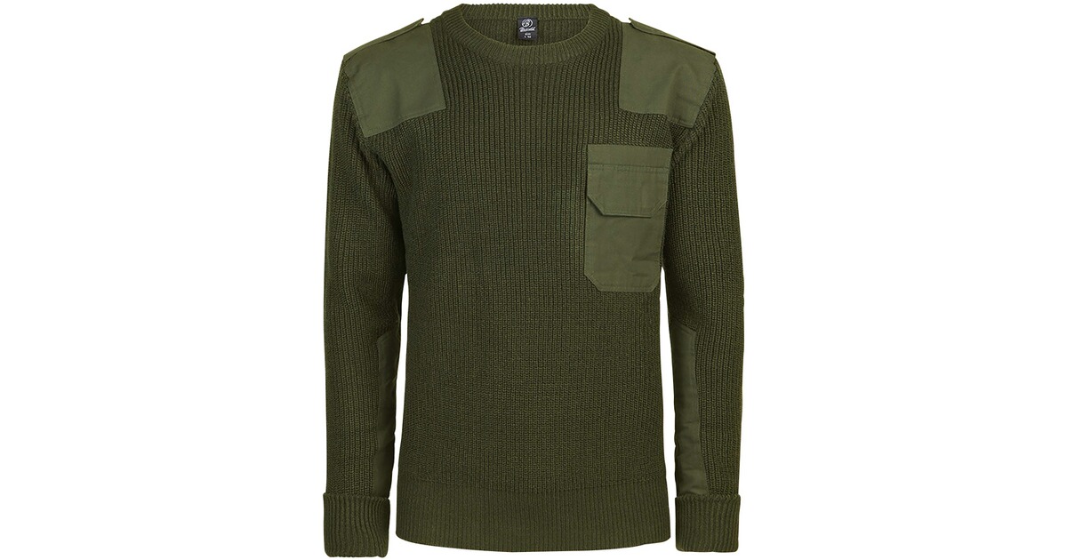 Brandit Pullover (Oliv) - Pullover, Troyer & Strick - Bekleidung für Herren  - Bekleidung - Outdoor Online Shop | FRANKONIA
