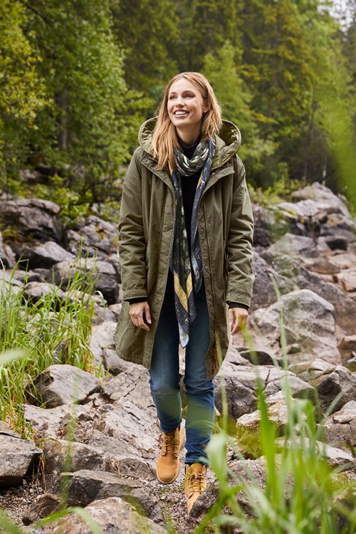 Camel Active Oversized Parka Oliv Mantel Bekleidung Damenmode Mode Online Shop Frankonia De