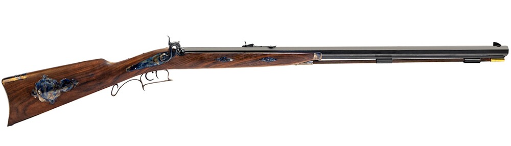 Pedersoli Tryon Target Standard Perkussions-Vorderlader Kaliber .45, Stecher, Nussbaum