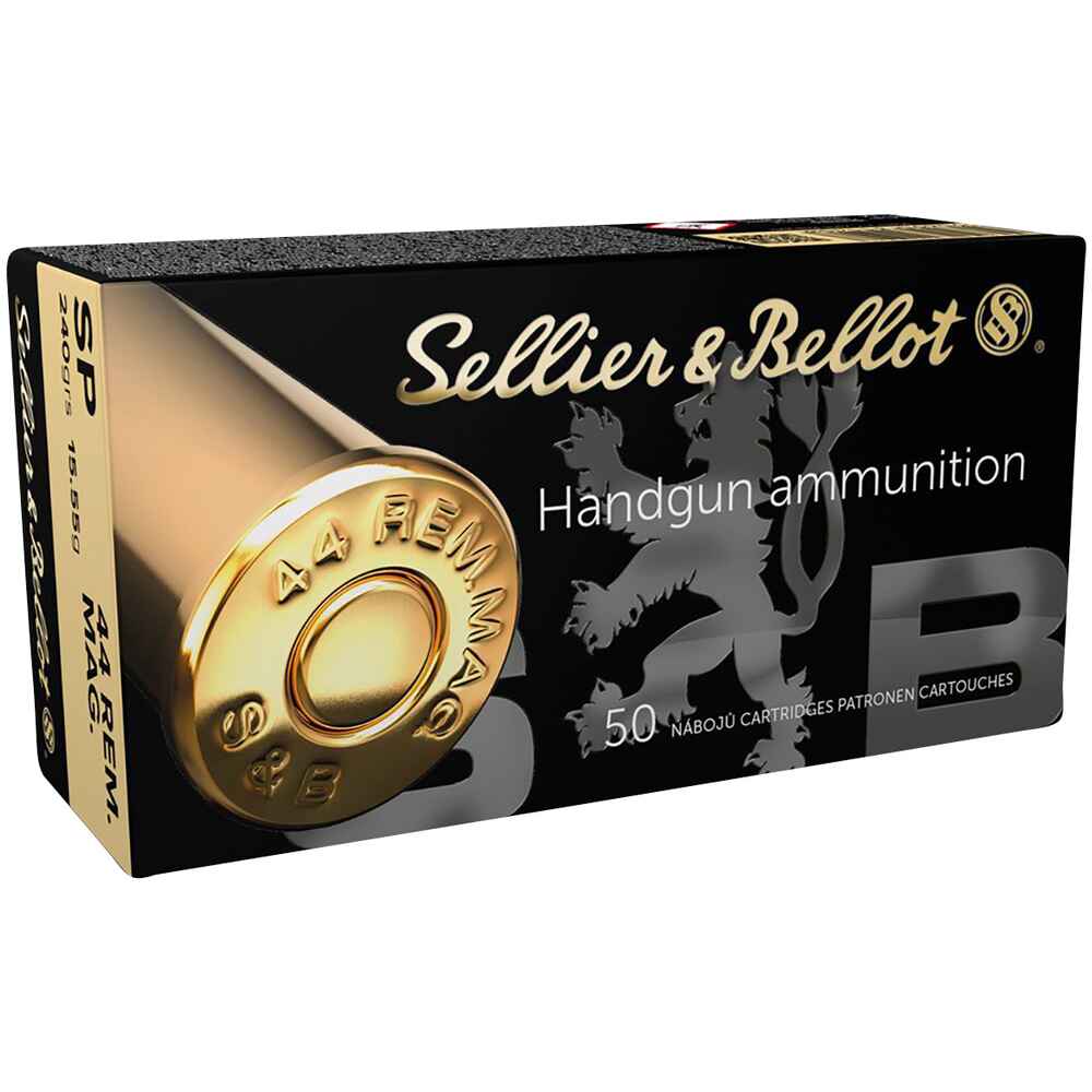 S+B .44Mag. SP 240grs. 50St, Sellier & Bellot