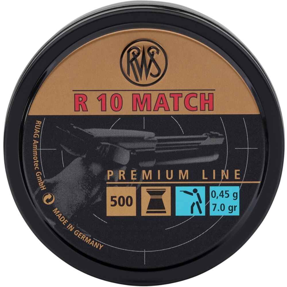 4,49mm Diabolo R 10 Match 0,45g, RWS