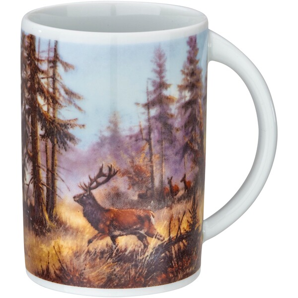 Tasse mit Jagdmotiven (Hirschmotiv) - Tafelgeschirr - Heim & Familie