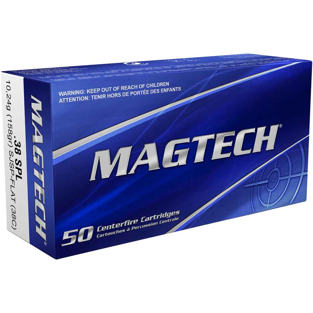 Magtech .38Spec. SJSP 158grs. 50St, Magtech