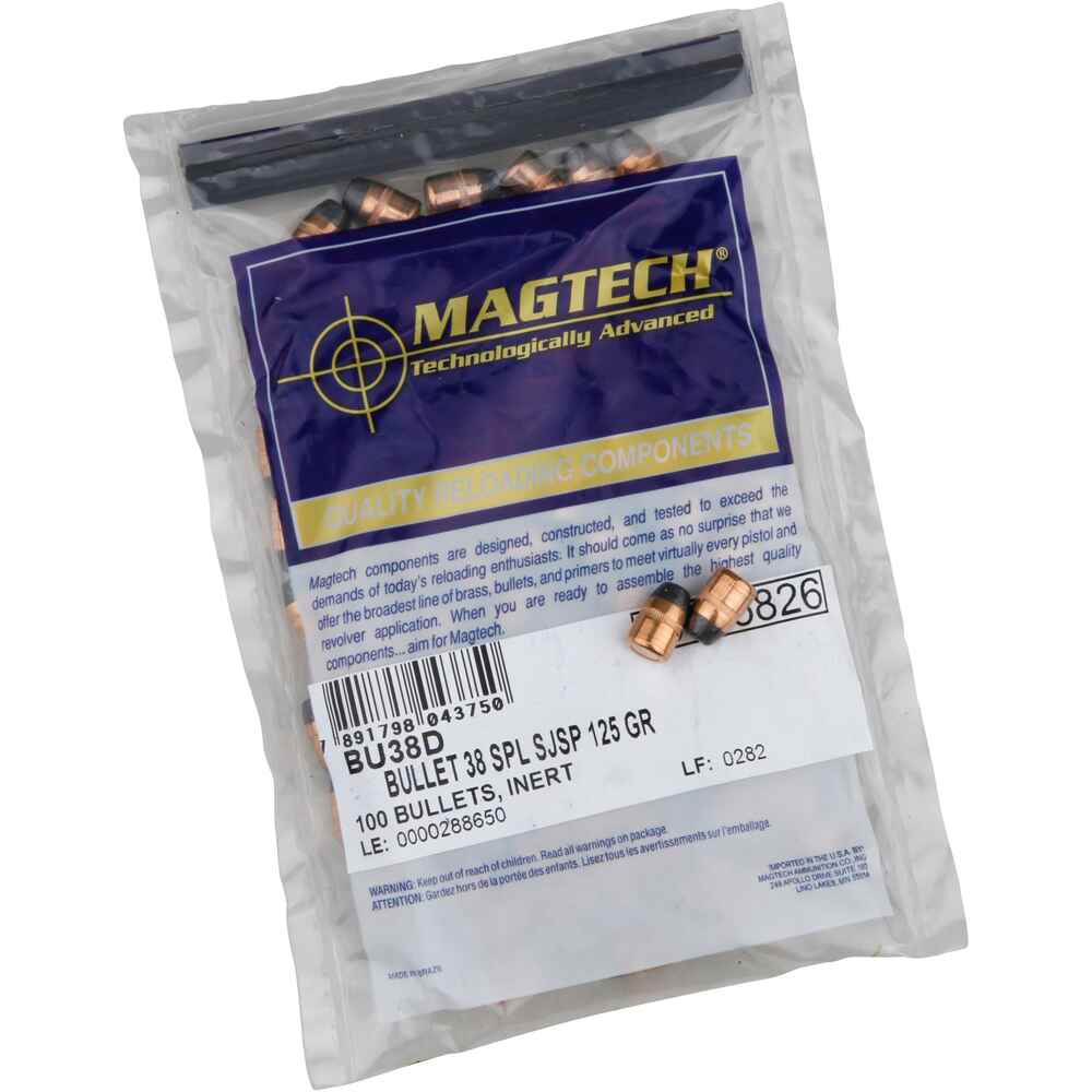 Magtech bullet .357 125 gr SP FP 100 units, Magtech