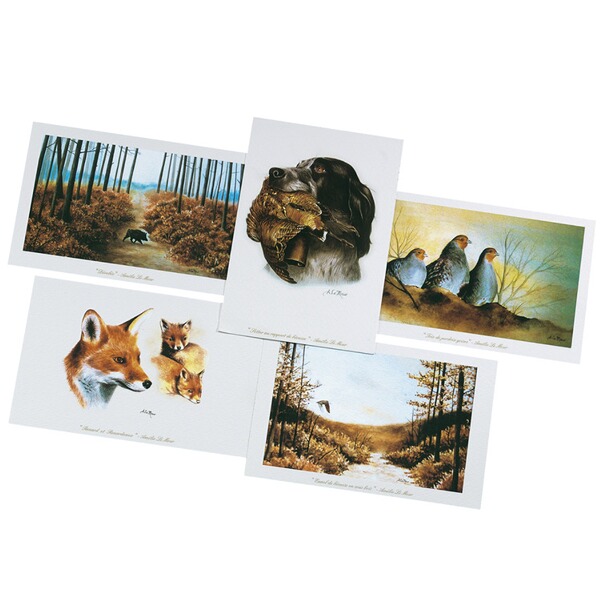 Kohlezeichnung Jagdliche Motive Studien Fuchs Dachshund Deutsch