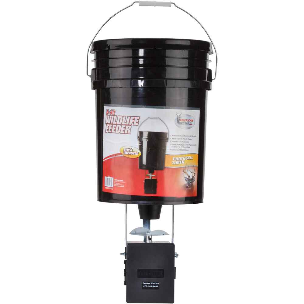 Automatic feeder with container, American Hunter