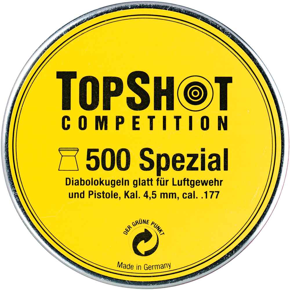 Pellet, Special air rifle+pistol, 4.5 mm, TOPSHOT Competition