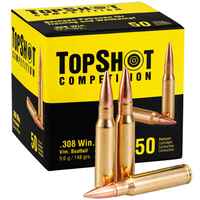 TOPSHOT Comp. .308Win. FMJ 148 gr 50 units, TOPSHOT Competition