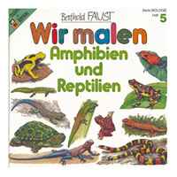 Buch: Wir malen – Amphibien und Reptilien