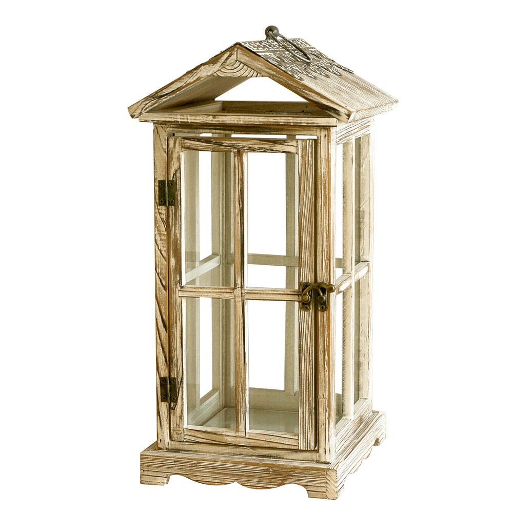 Holz-Windlicht (Höhe ca. 26 cm, Gewicht 920 g ... Holz-Windlicht (Höhe ca. 26 cm, Gewicht 920 g ...