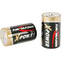 Batterie Alkaline X-Power Mono, 2er-Pack, Ansmann