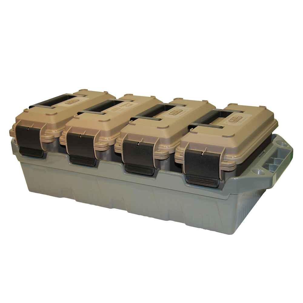 Munitionstransportkiste mit 4 Boxen, MTM