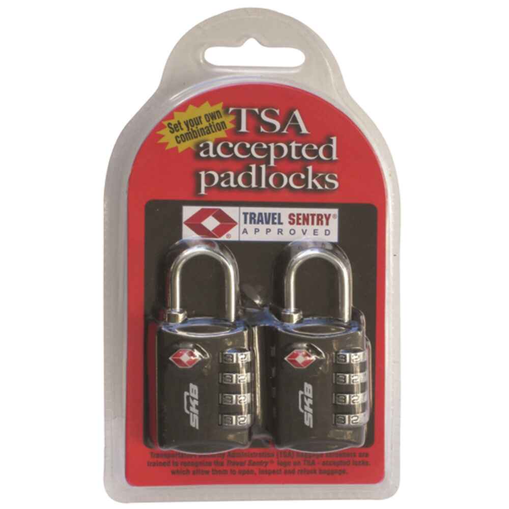 TSA-Kombinations-Vorhängeschloss, 2er-Pack, SKB CASES
