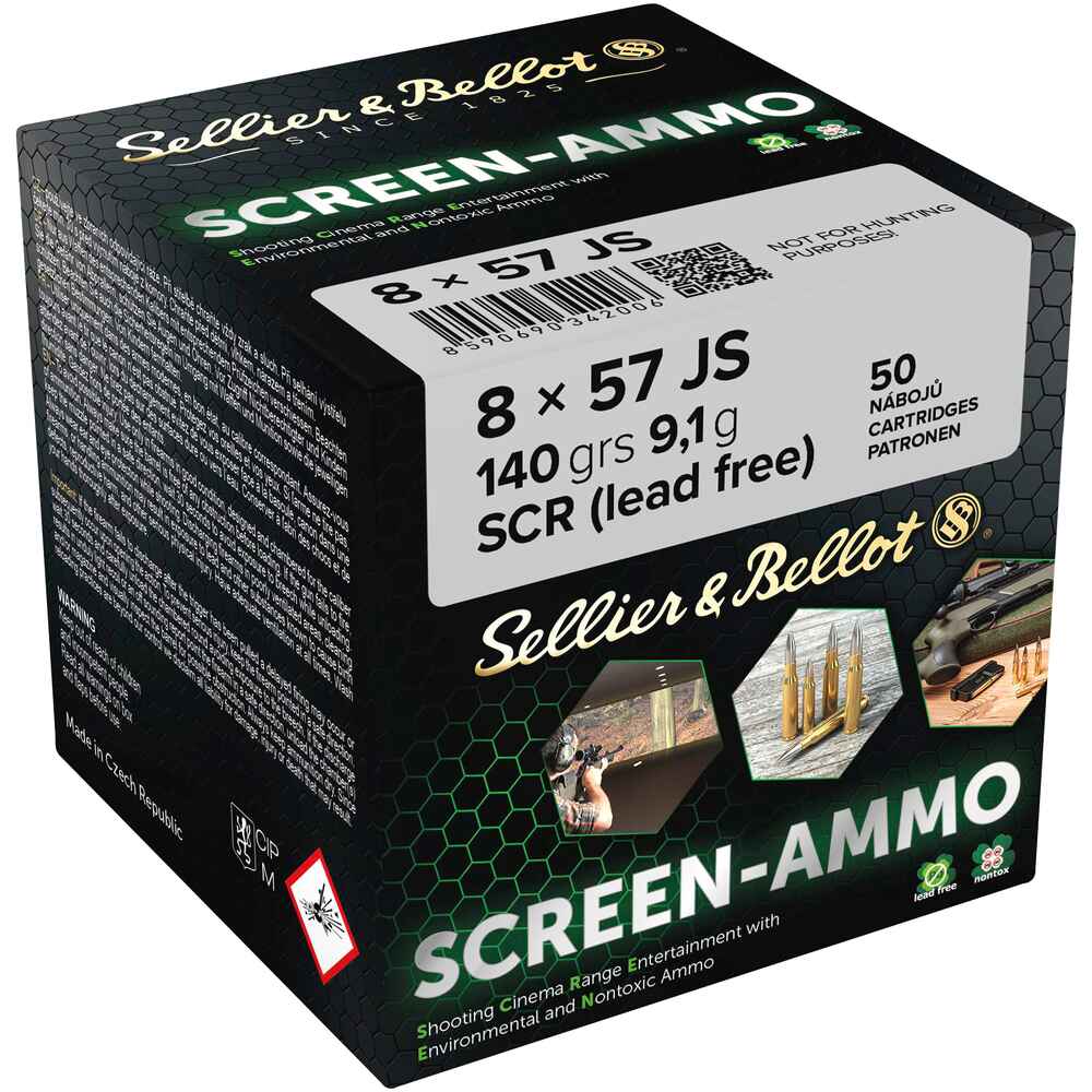 8x57 IS Screen-Ammo SCR Zink 9,0g/140grs.