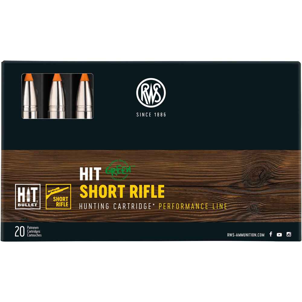 9,3x62 HIT Short Rifle 16,2g/250grs., RWS