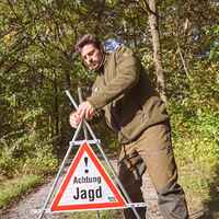 Warnschild – Achtung Jagd, Wald & Forst