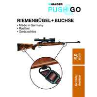 Riemenbügel und Buchse SLIM "Push & Go", Halder
