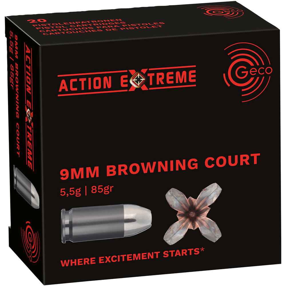 9 mm Br. Kurz Hohlspitz Action Extreme 5,5g/85grs.