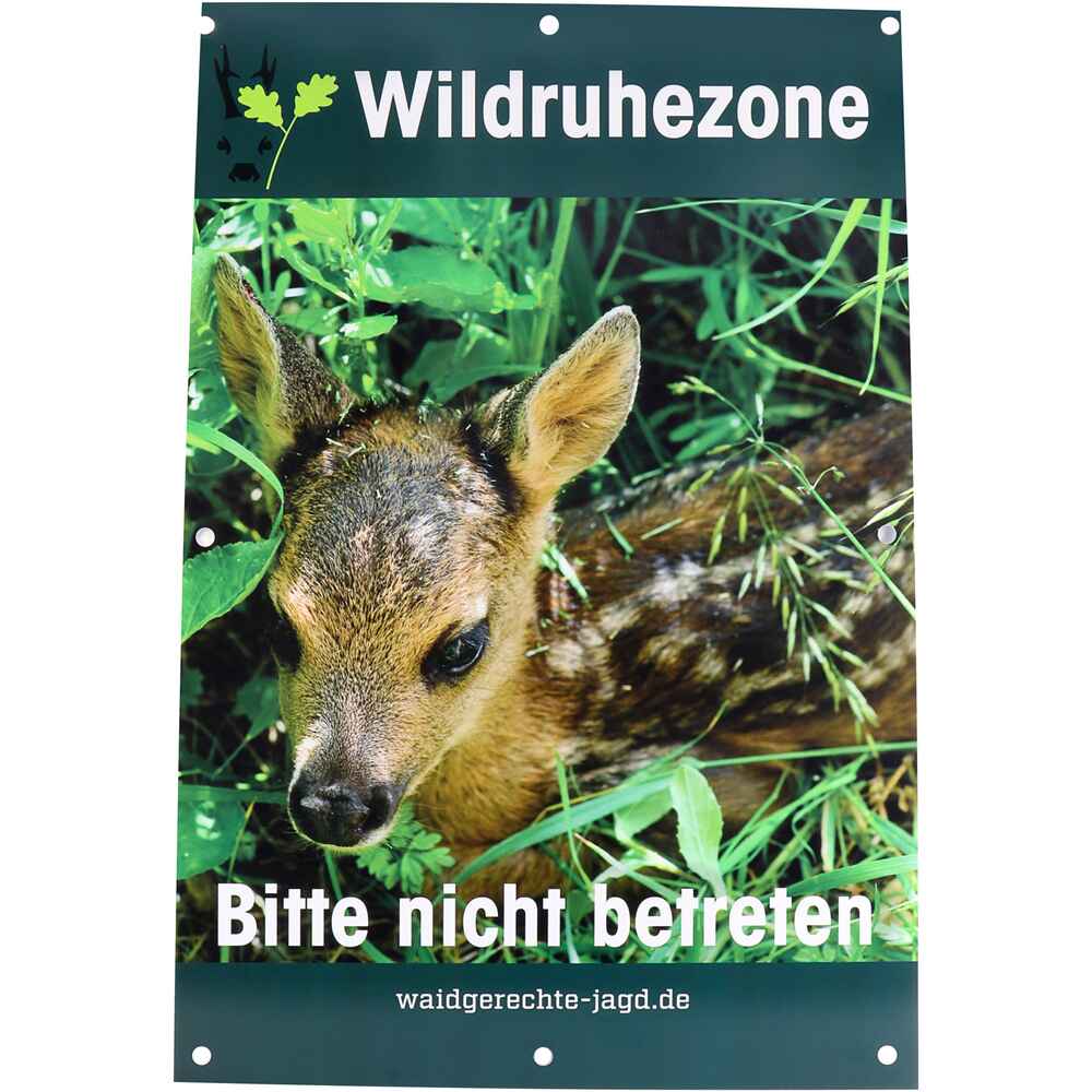 Hinweisschild Wildruhezone – 3er-Pack, Waidgerechte Jagd