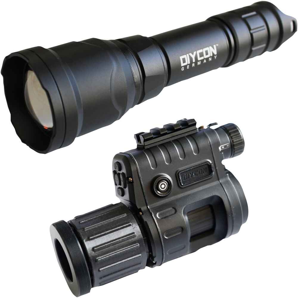 Dual-Use-Nachtsichtgerät DNVC-3 Black Mamba inkl. IR-LED Aufheller