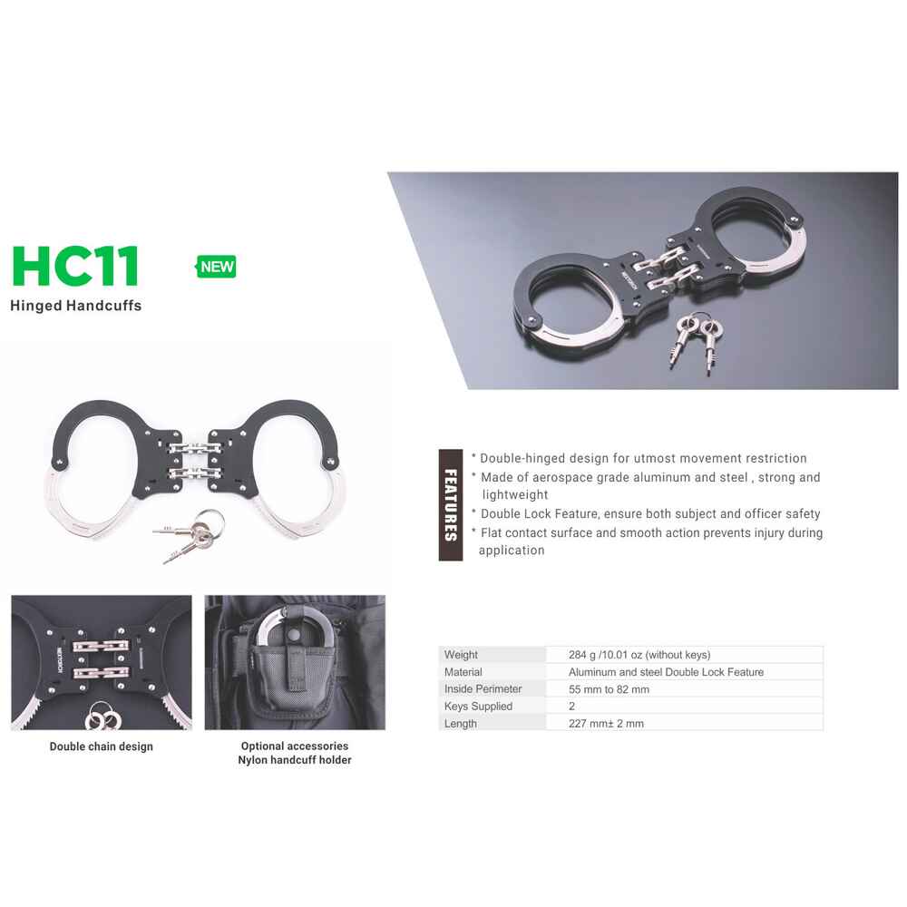 Handfessel HC11 mit Gelenk, NEXTORCH